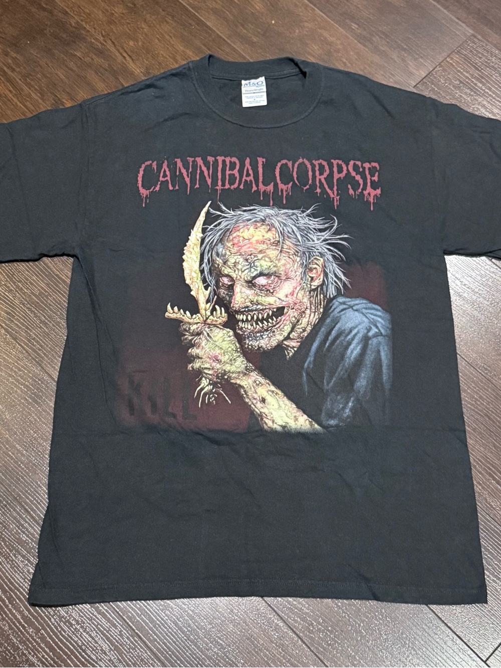 Vintage 00’s Cannibal Corpse KILL T-Shirt Men’s Size Medium Black Double Sided